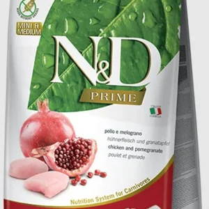 Farmina N&D Prime Chicken & Pomegranate Puppy Mini Dry Dog Food - 15.4 lb Bag
