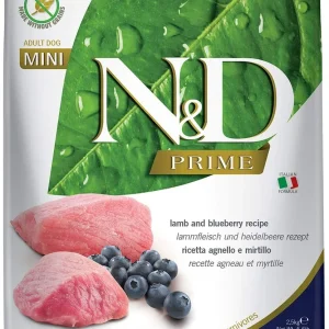 Farmina N&D Prime Lamb & Blueberry Mini Adult Dry Dog Food - 5.5 lb Bag