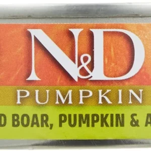 Farmina N&D Pumpkin Boar, Pumpkin & Apple Canned Cat Food - 2.8 oz - Case of 12