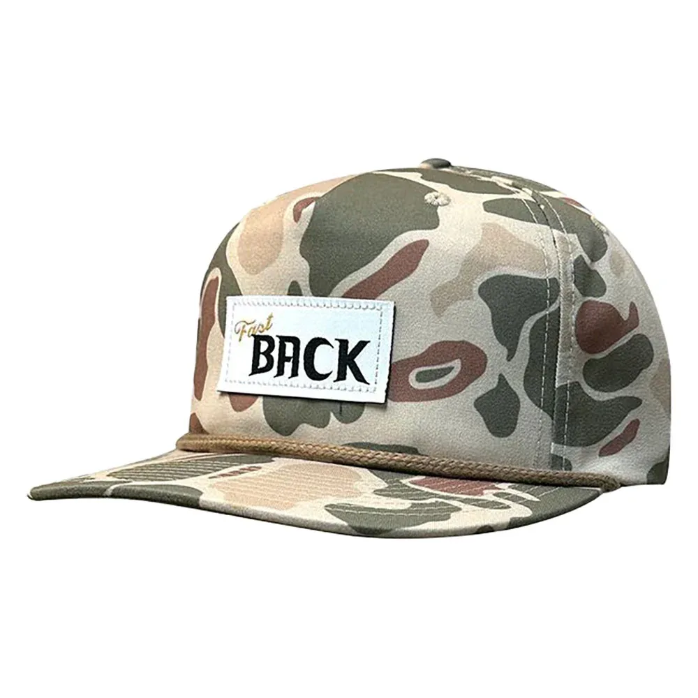 Fast Back Duck Camo Retro Logo Patch Cap