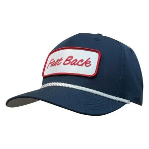 Fast Back Navy Retro Logo Patch Cap