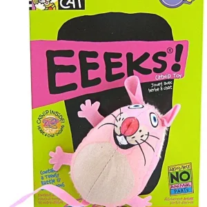 Fat Cat EEEKS Cat Toy with Catnip - Assorted