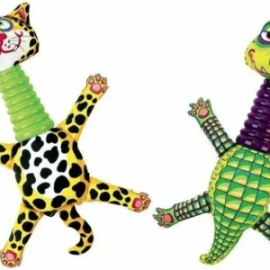 Fat Cat Rubber Neckers Dog Toy Assorted Styles