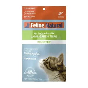 Feline Natural Cat Freeze Dried Food Booster Lamb Tripe 2oz