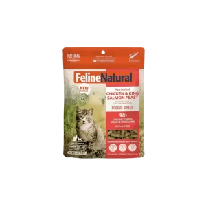Feline Natural Freeze-Dried Cat Food with Chicken and Salmon
