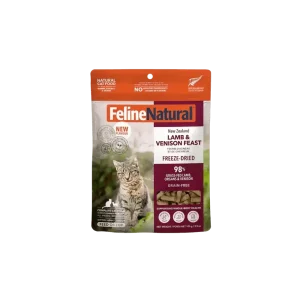 Feline Natural Freeze-Dried Lamb and Venison Cat Food