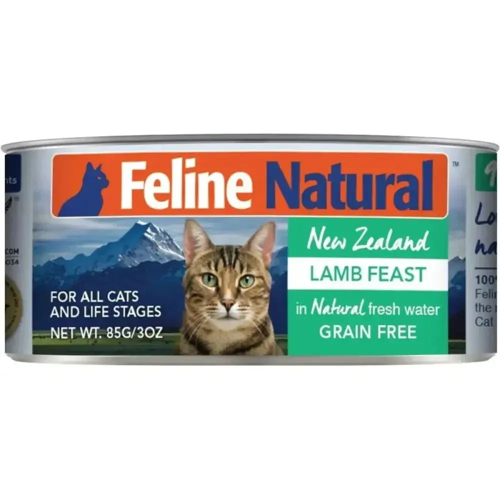 Feline Natural Lamb Canned Cat Food - Grain-Free Premium Nutrition