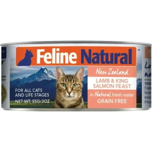 Feline Natural Lamb & King Salmon Feast Grain-Free Canned Cat Food