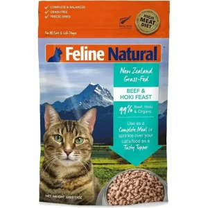 Feline Natural New Zealand Beef & Hoki Feast Freeze-Dried Cat Food - Grain-Free Formula