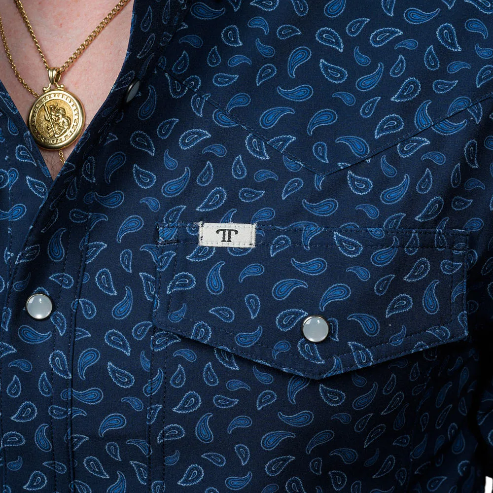 Ferrell Brands Inc The Griffin Blue Long Sleeve Shirt - Image 2