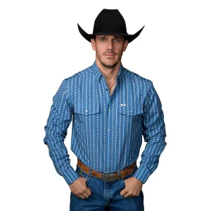 Ferrell Brands Inc The Walker Blue Long Sleeve Shirt