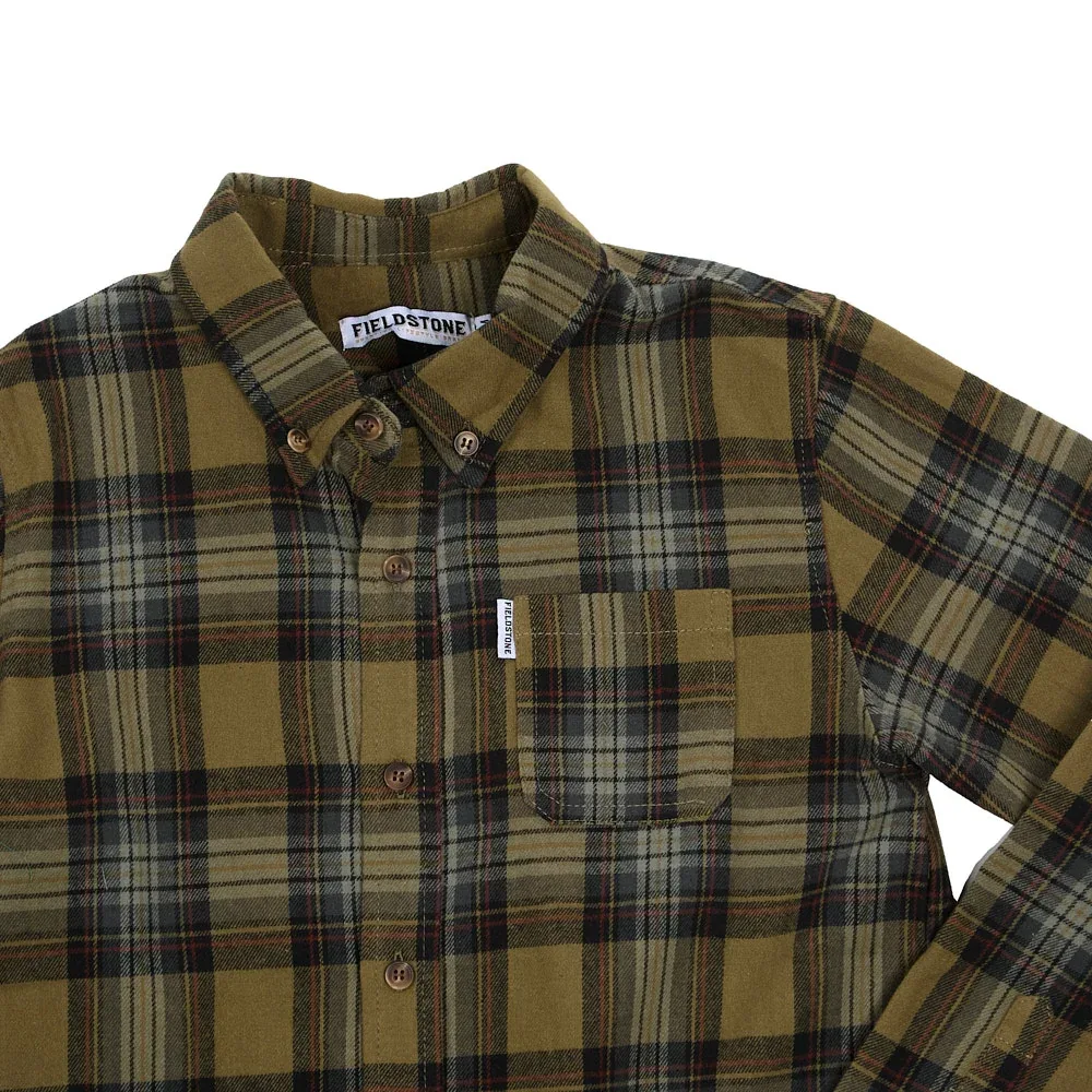 Fieldstone Boy's Green Woodsman Flannel - Image 2