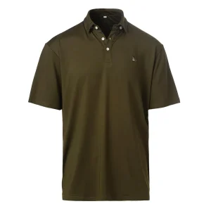 Fieldstone Boy's Moss Solid Roost Polo