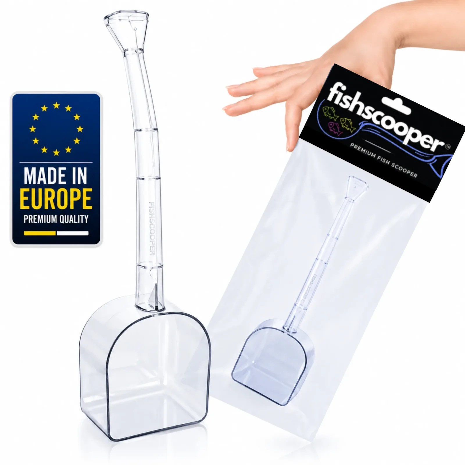 FishScooper - Net Free, Stress Free, Water-Retaining Scoop