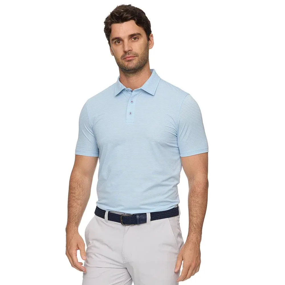 Flag & Anthem Men's Baldwin Blue Striped Polo
