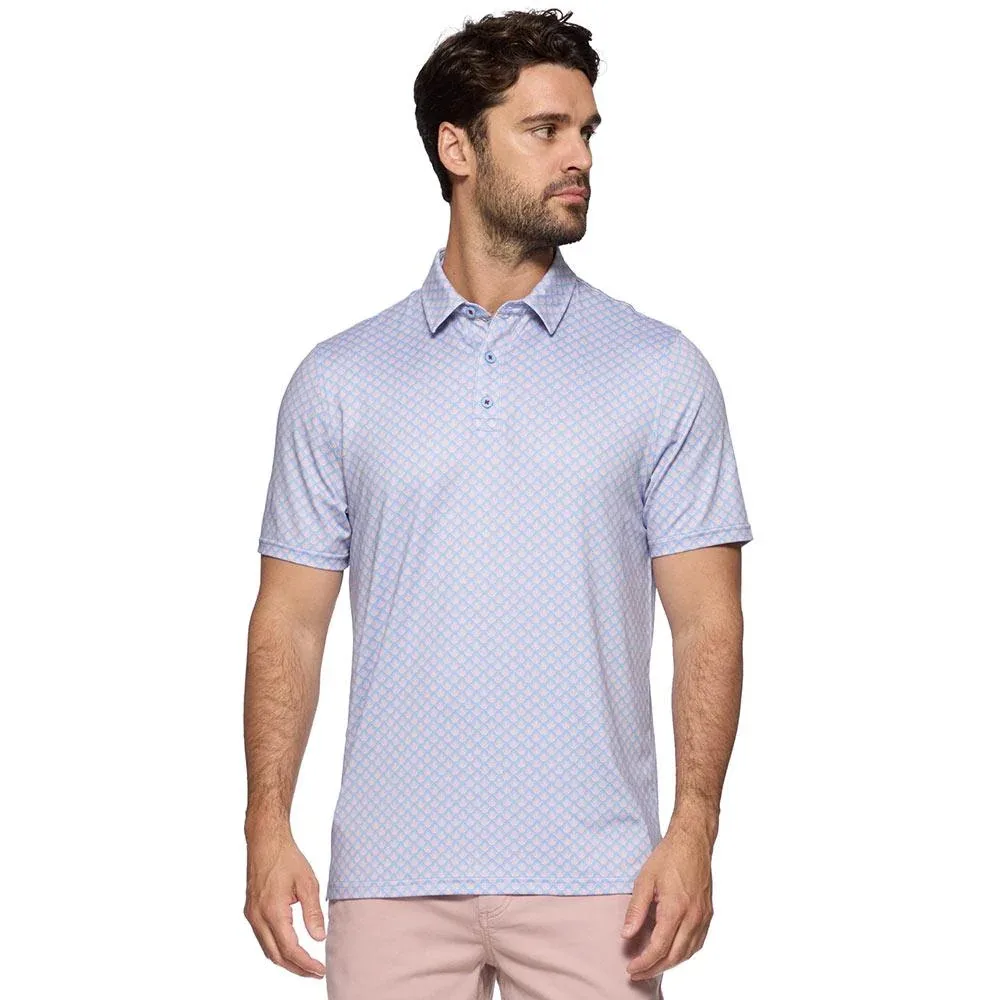Flag & Anthem Men's Blue Combo Fridley Agave Print Polo