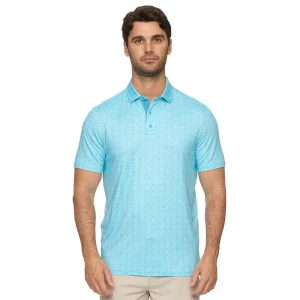 Flag & Anthem Men's Cloverdale Leaf Print Performance Polo