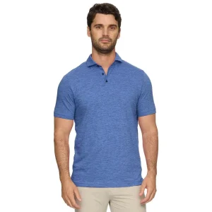 Flag & Anthem Men's Hudson Blue Striped Polo