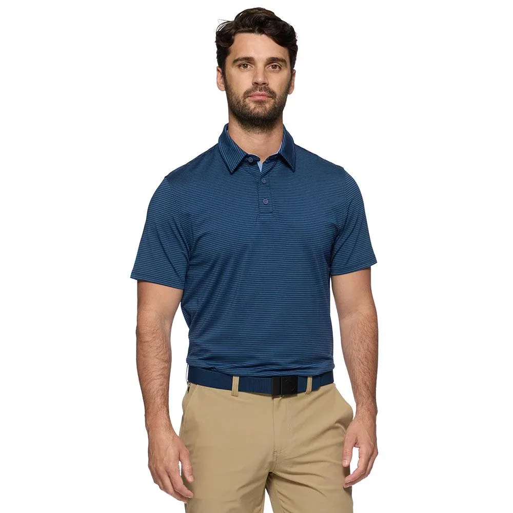 Flag & Anthem Men's Navy Naples Striped Polo