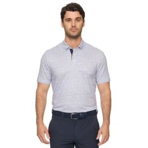 Flag & Anthem Men's White Lakewood Arrow Geo Print Polo