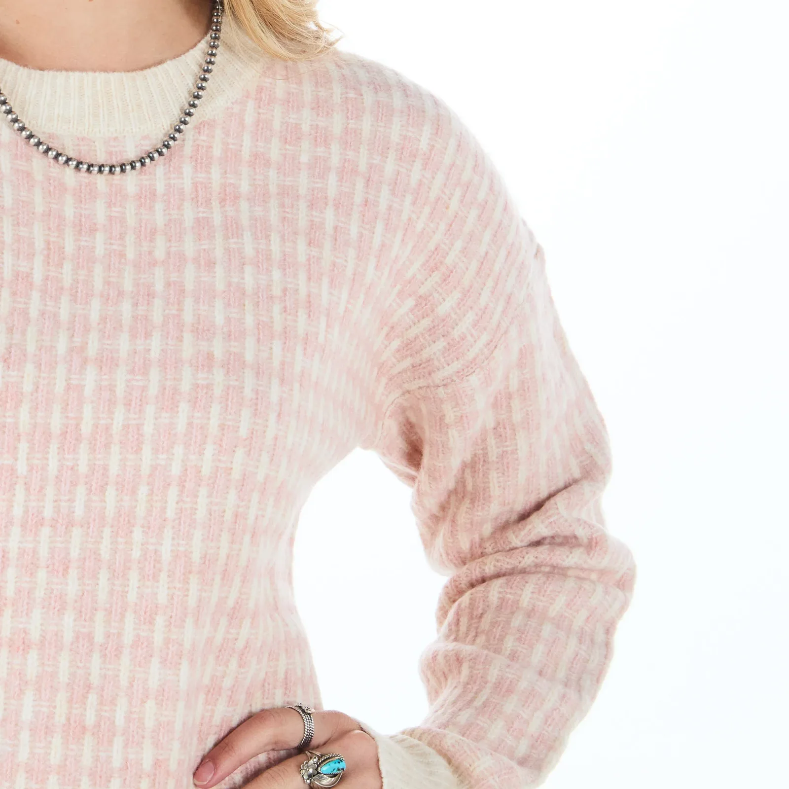 Flag & Anthem Michie Pink Sweater - Image 2