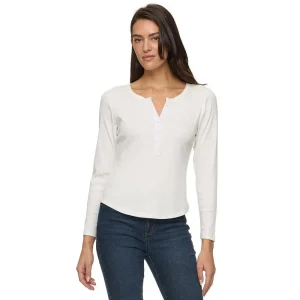 Flag & Anthem Women's White Denning Henley