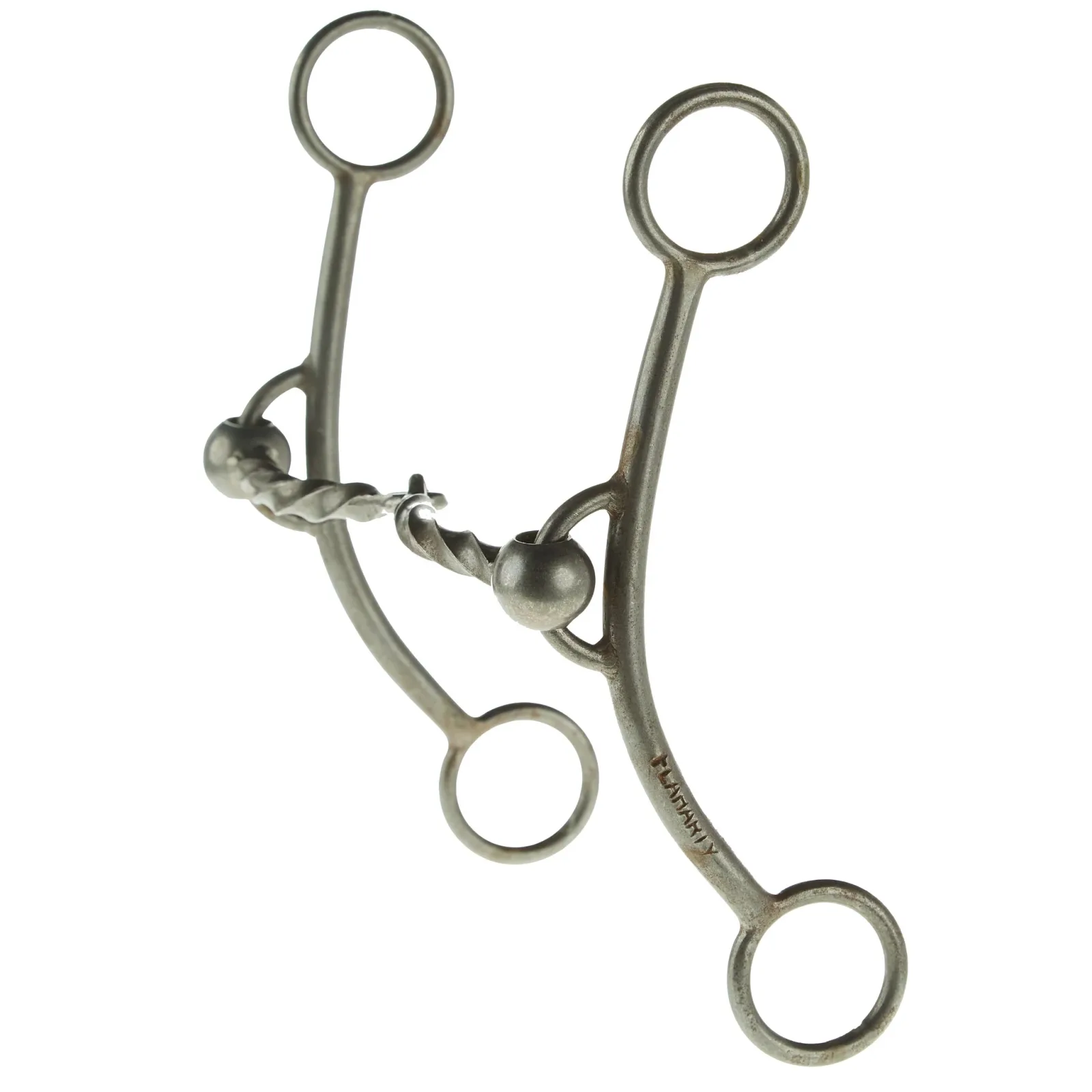 Flaharty Bits & Spurs Reg'lar Betty Twisted Sqaure Gag Bit - Image 2