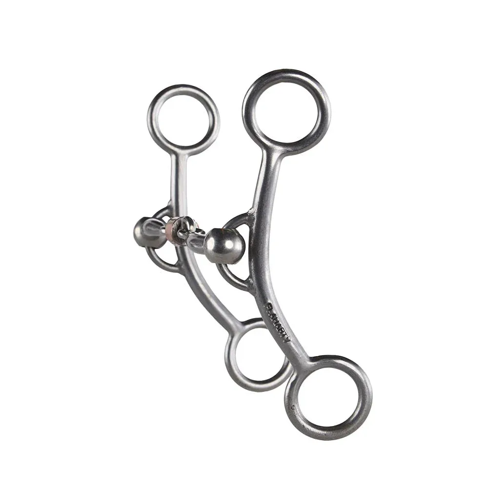 Flaharty Bits & Spurs Smooth 3pc Lil Fat Betty Gag Bit - Image 2