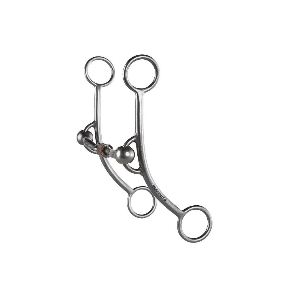 Flaharty Bits & Spurs Smooth 3pc RegLar Betty Gag Bit - Image 2