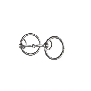 Flaharty Bits & Spurs Smooth Locked O Ring Snaffle Bit