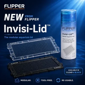 Flipper Invisi-Lid BLACK Small - Build Your own Aquarium LID - Flipper