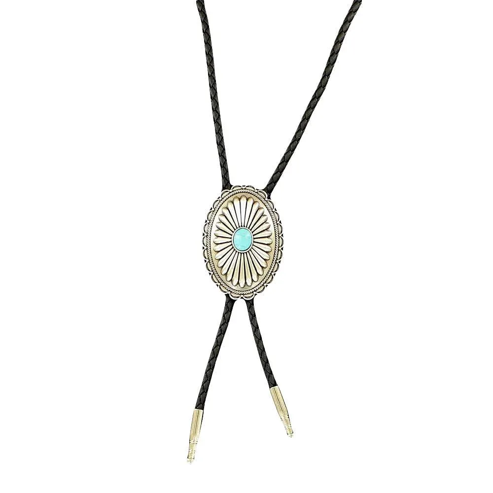 Flower Concho Bolo