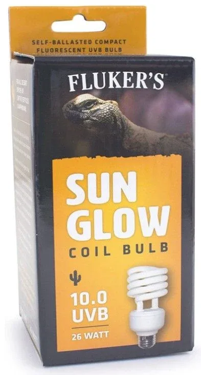Flukers Sun Glow Desert Fluorescent 10.0 UVB Bulb - 26W