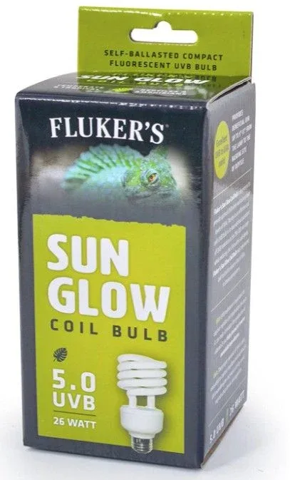 Flukers Sun Glow Tropical Fluorescent 5.0 UVB Bulb - 26W