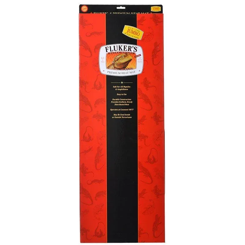 Flukers Ultra Deluxe Premium Jumbo Heat Mat - 35 Watts - 11" x 29" - 50+Gal Tank