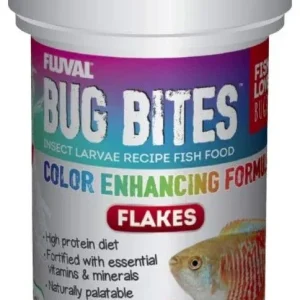 Fluval Bug Bites Insect Larvae Color Enhancing Fish Flake