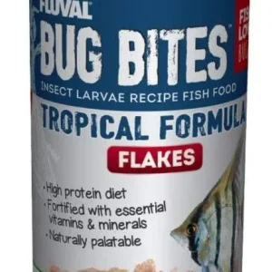 Fluval Bug Bites Insect Larvae Tropical Fish Flake