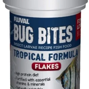 Fluval Bug Bites Insect Larvae Tropical Fish Flake