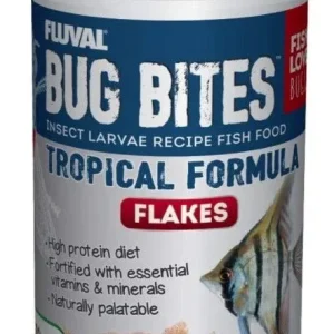 Fluval Bug Bites Insect Larvae Tropical Fish Flake