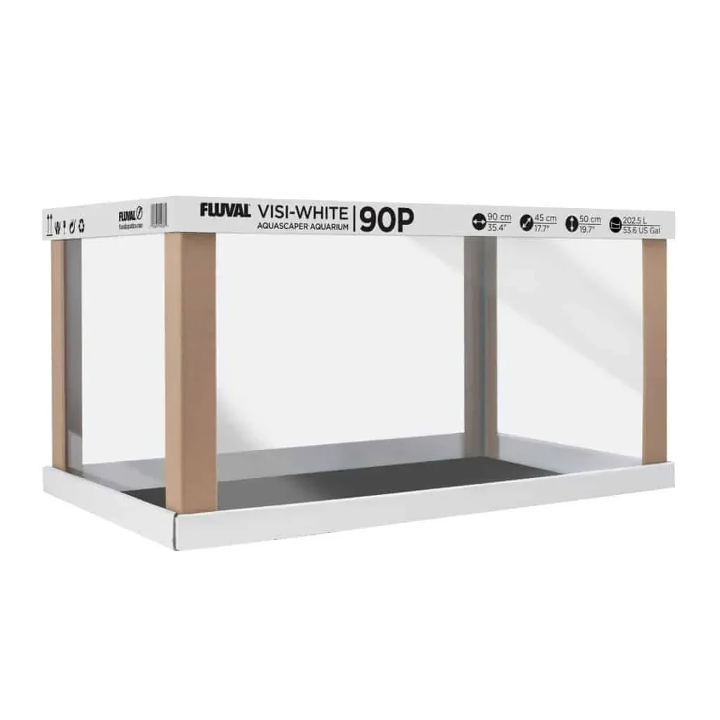 Fluval Visi-White 90P Aquarium Set, 53.6 US Gal / 202.5 L