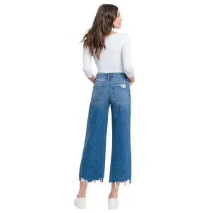 Flying Monkey Crop Wide Leg Delightful Wash Jean