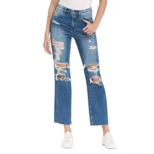 Flying Monkey Distressed Relaxed Jeans