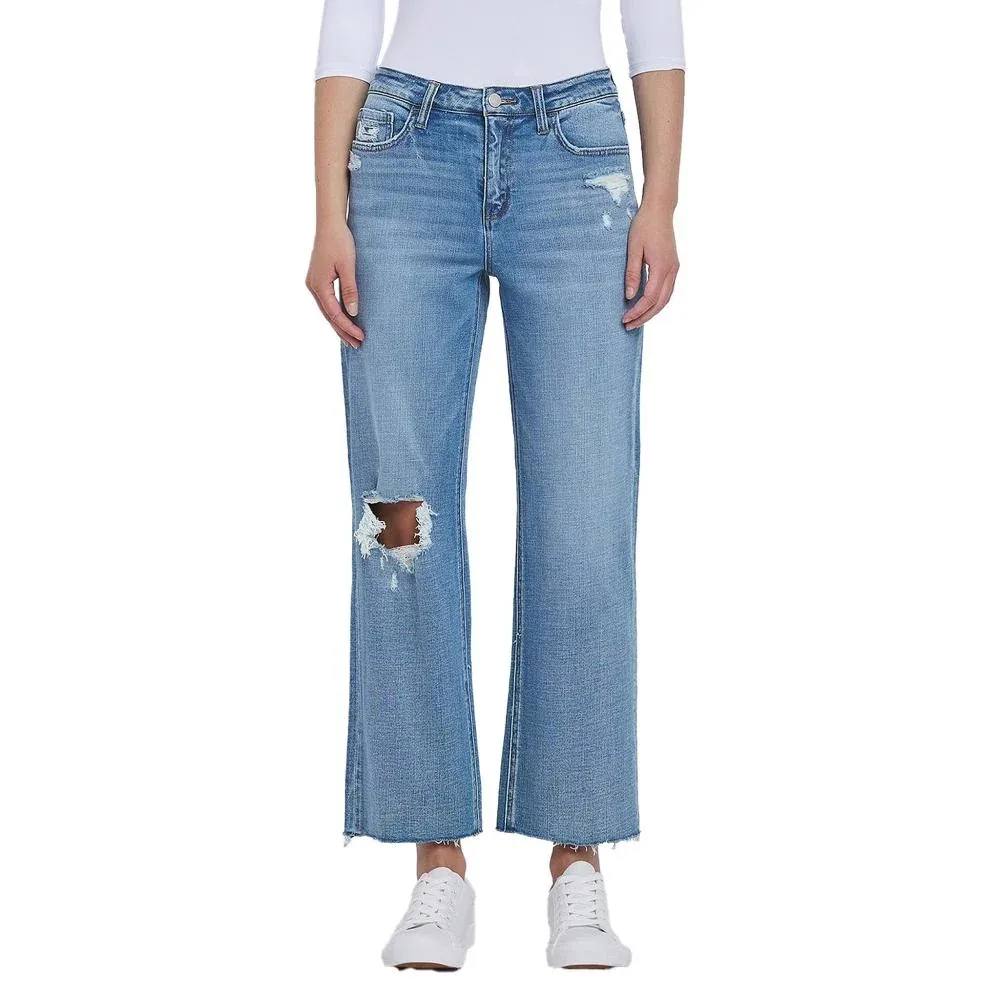Flying Monkey High Rise Crop Jean