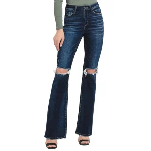 Flying Monkey High Rise Flare Leg Jean