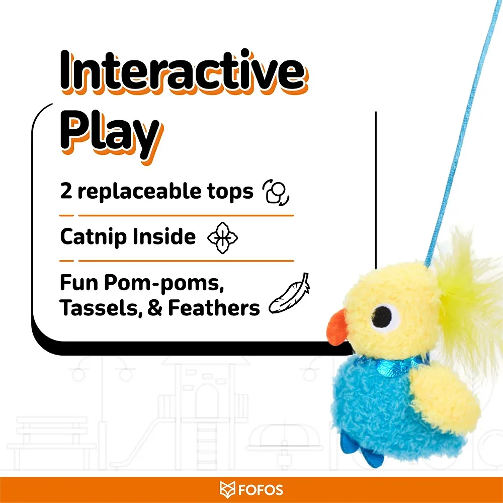 Fofos Wand Let's Fly Together Toy for Cats - Image 2