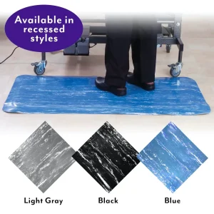 Foot Ease Non-Recessed Mat 2x4Ft Black