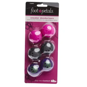 Foot Petal Girly Girl Sneaker Deodorizers 3 Pack