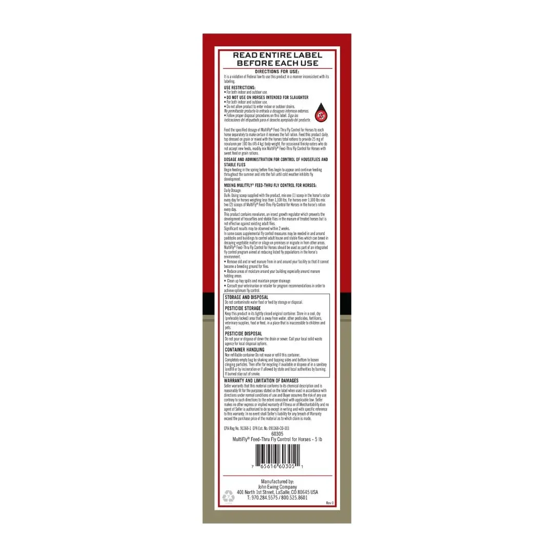 Formula 707 Multifly FeedThru Fly Control 25lb - Image 2