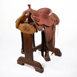 Fort Worth Saddlery Used 14.5in Full Border Stamp Pleasure Saddle