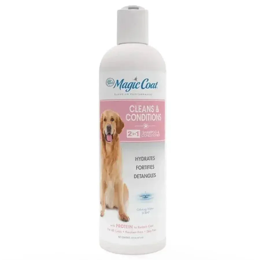 Four Paws Magic Coat Cleanse & Conditions 2-in-1 Dog Shampoo and Conditioner 16 oz
